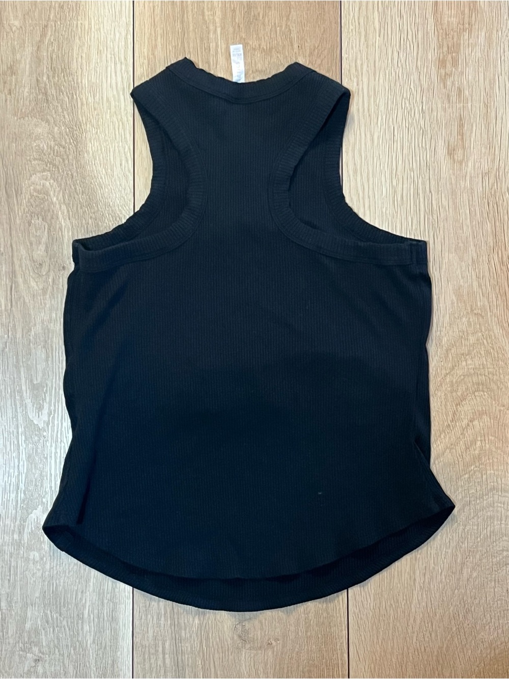 Fabletics Black Ribbed Muscle Tank - Picture 2 of 11